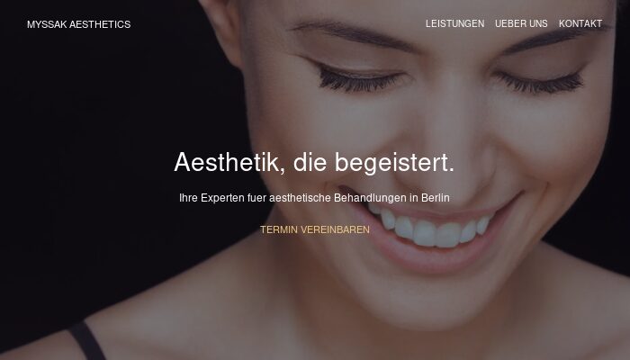 MYSSAK aesthetics - Schooenheitsbehandlungen Berlin